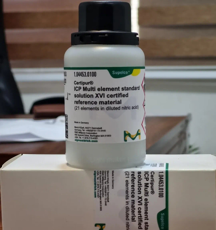 محلول مولتی المنت استاندارد ICP کد ۱۰۴4۵۳ برند Merck