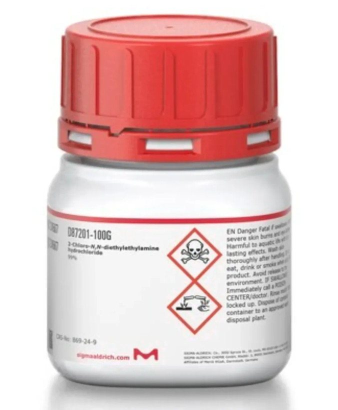 ۲ChloroNdiethylethylamine hydrochloride برند معتبر SigmaAldrich کد محصول: D87201