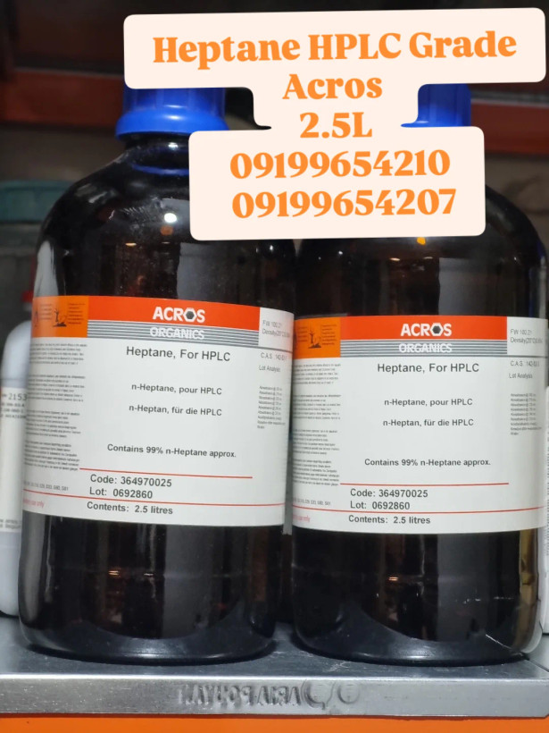 nHeptane حلال تخصصی کروماتوگرافی برای HPLC ۲٫۵ لیتر