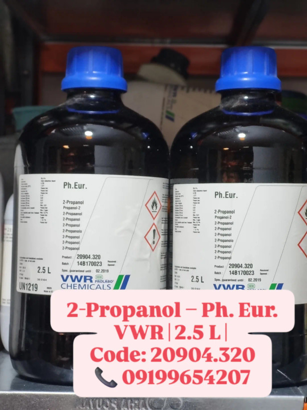 ۲ پروپانول Ph. Eur. – VWR ۲.۵ لیتر
